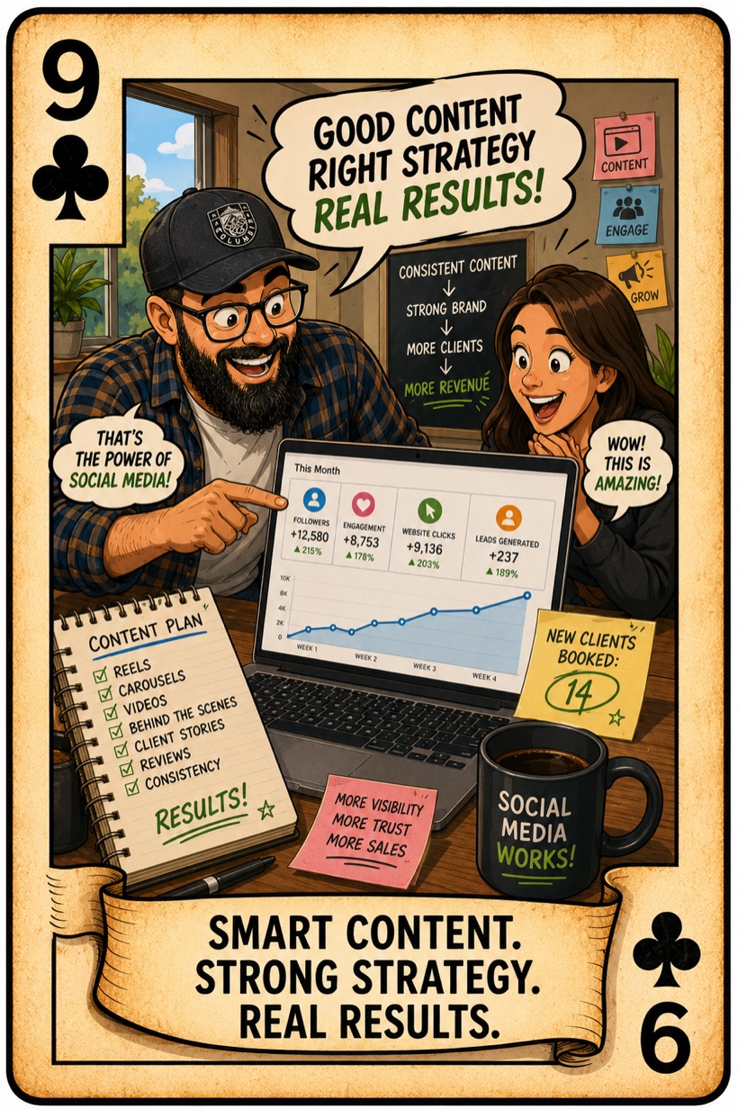 9 of Clubs - Smart content and social media strategy bringing real results